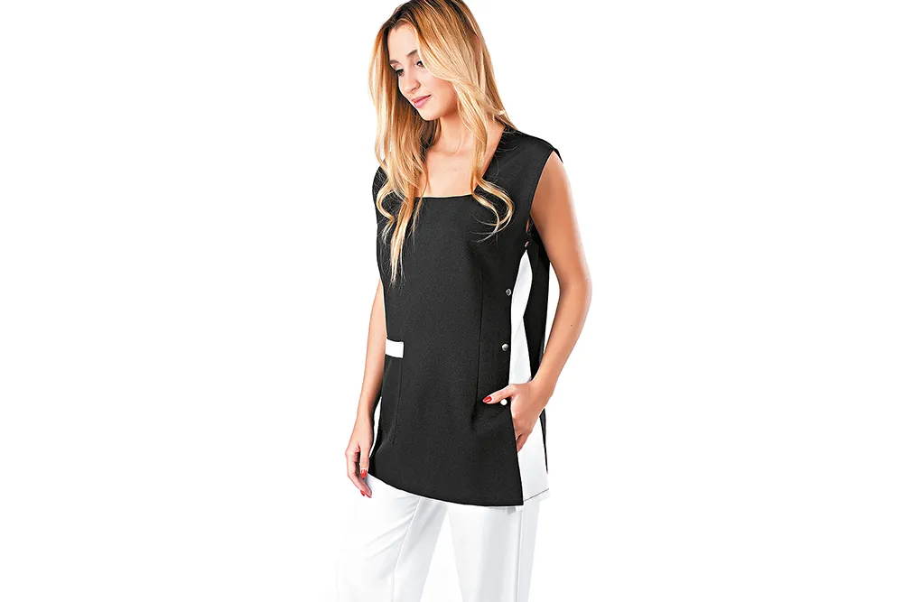 Túnica de salón Rickiparodi Stella Negra Talla L