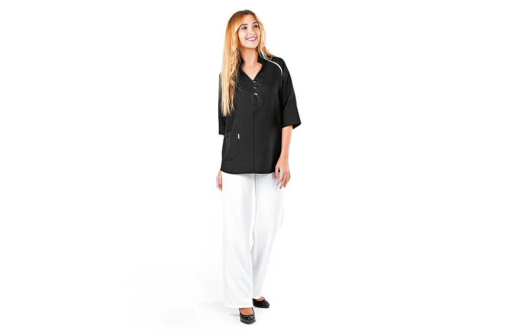 Túnica de salón Rickiparodi Caterina Negra Talla XL