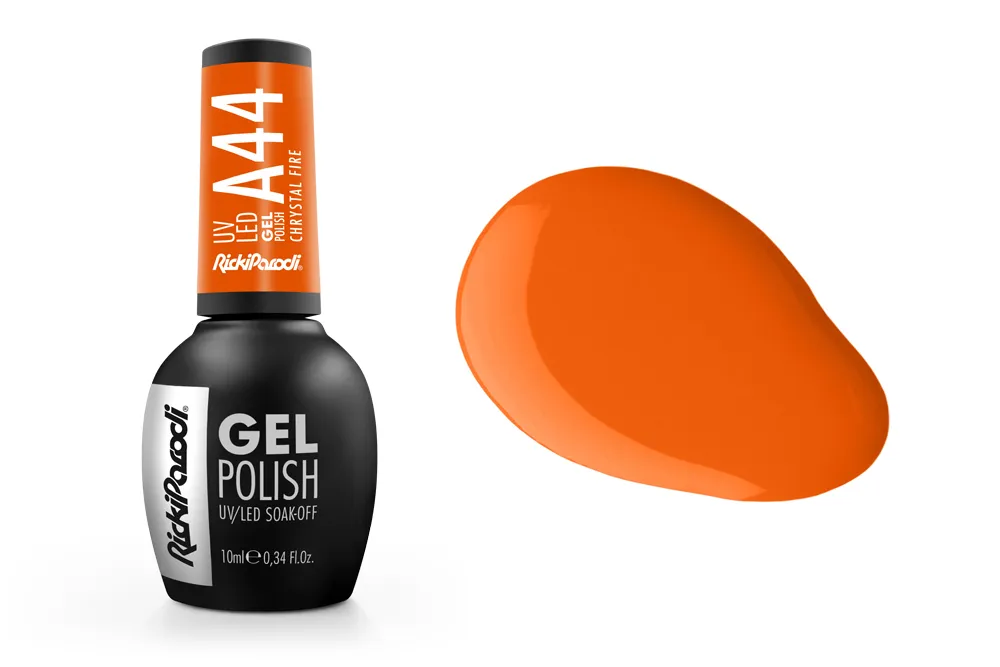 Esmalte en gel UV RickiParodi Fuego de Cristal A44 10.5 ml