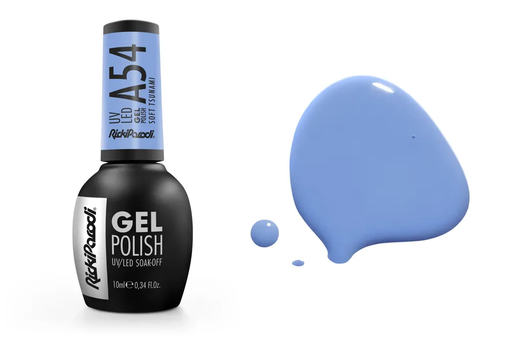 Esmalte en gel UV RickiParodi Tsunami Suave A54 10 ml