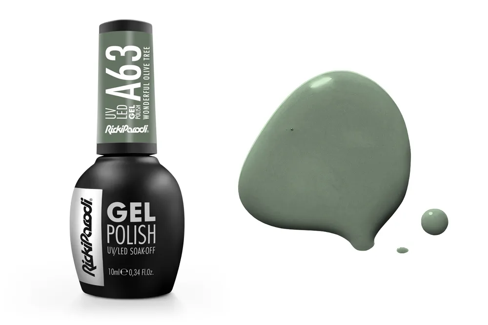 Esmalte en gel UV RickiParodi Maravilloso Olivo A63 10 ml