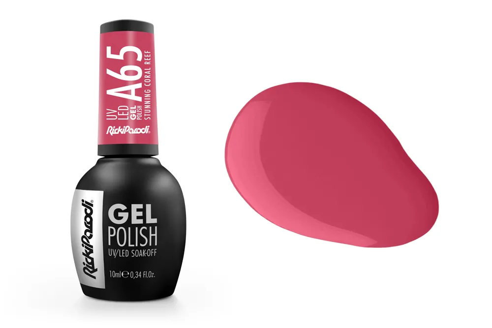 Esmalte en gel UV RickiParodi Arrecife de Coral Impresionante A65 10 ml