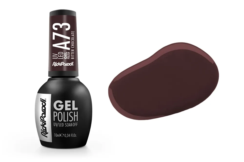 Esmalte en gel UV RickiParodi Chocolate Amargo A73 10 ml