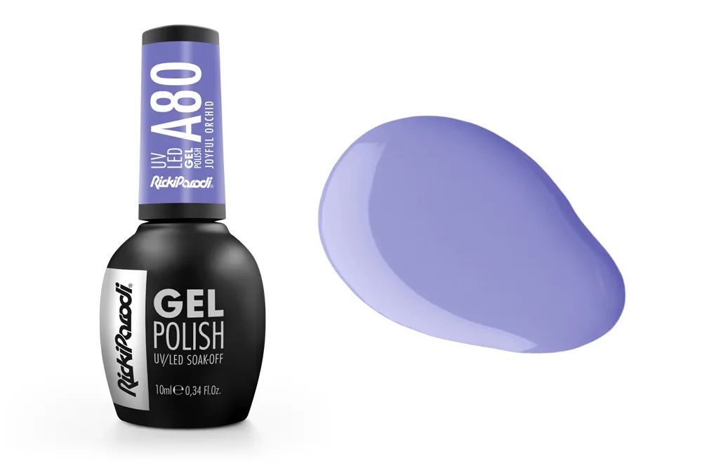Esmalte en gel UV RickiParodi Orquídea Alegre A80 10.5 ml