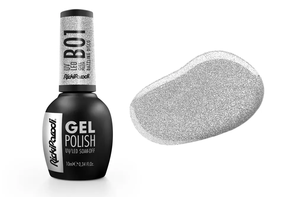 Esmalte en gel UV RickiParodi Disco Deslumbrante B01 10 ml